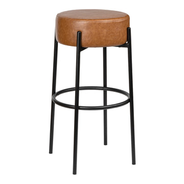 Paola Modern Metal/Bouclé Cushioned Counter & Bar Stool - JONATHAN Y